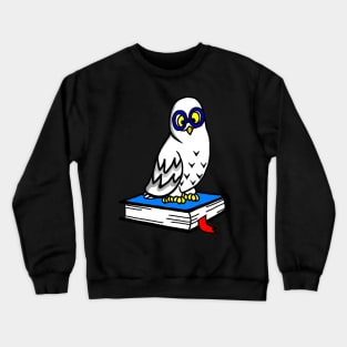 Owls Love Reading Crewneck Sweatshirt